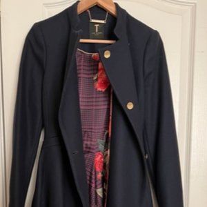 Ted Baker 100% Wool Size 1 Coat